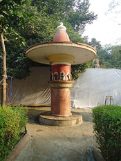Navagraha pillar at Biral Mandir