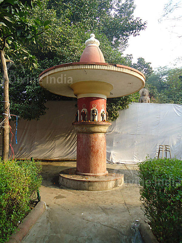 Navagraha pillar at Biral Mandir