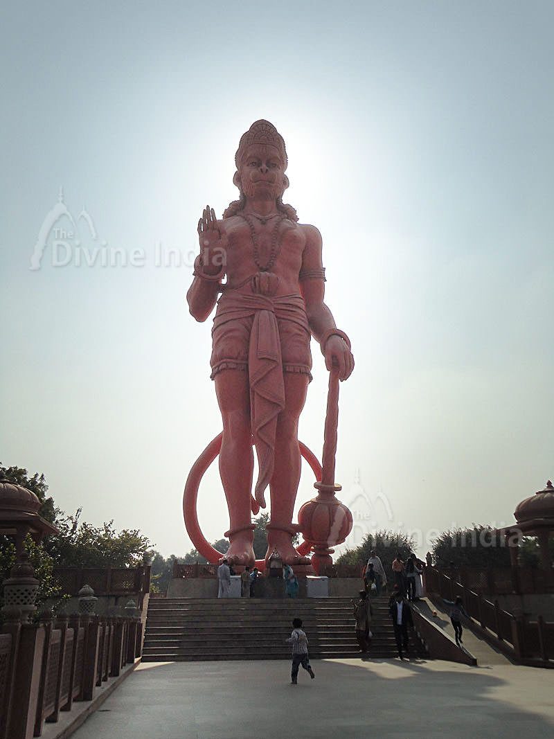 Lord Hanuman, Chattarpur Temple
