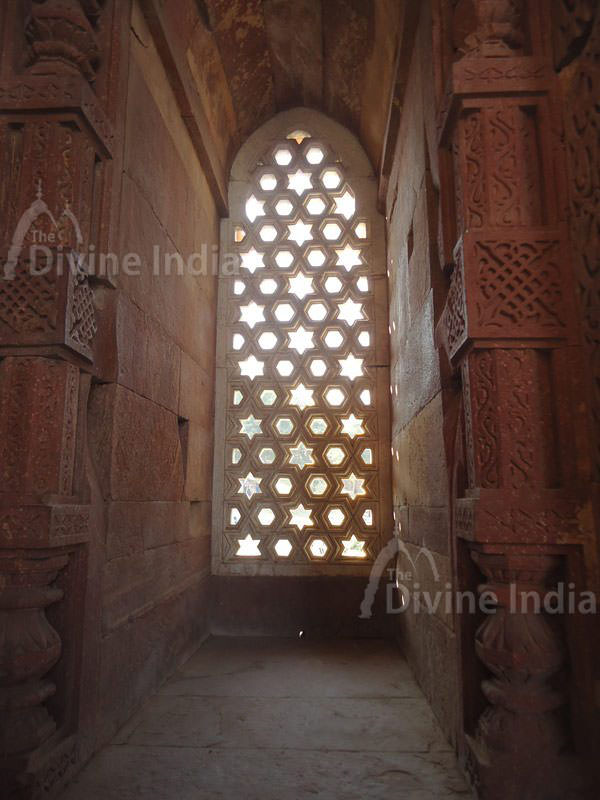 A beautiful jali screen, Qutub Minar