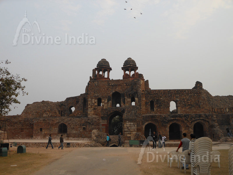 Humayun Gate (Southern Ramparts) from inside, Purana Qila