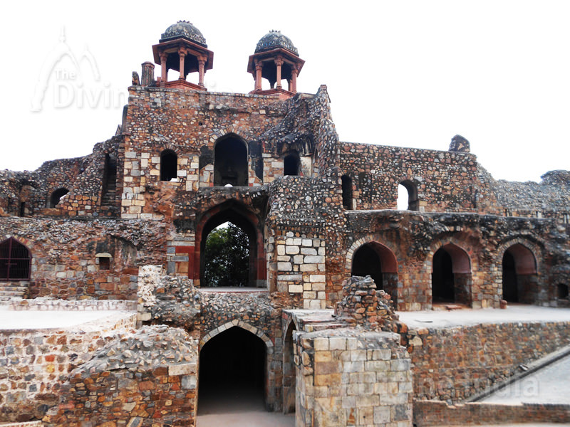 Humayun Gate (Southern Ramparts) from inside, Purana Qila