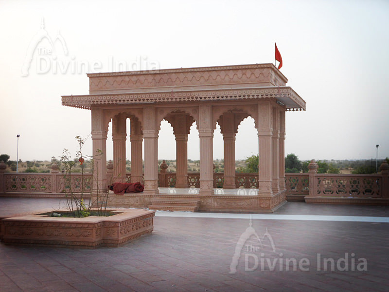 Resting place in the temple