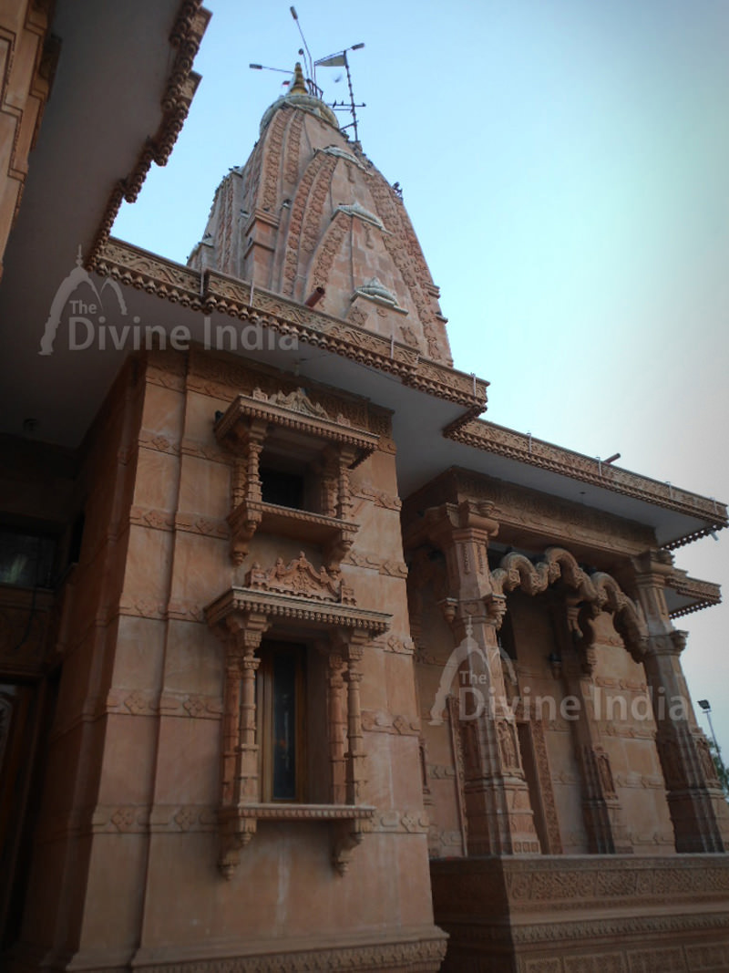 back side view of the Sardar Balaji Temple