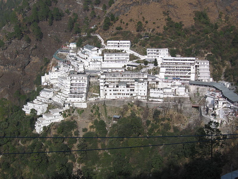 panoramic view of vaishno devi