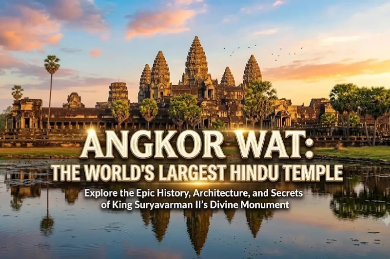 जानिए दुनिया के सबसे बड़े हिंदू मंदिर 'अंगकोर वाट' का इतिहास, भव्यता और इसके अनोखे रहस्य!