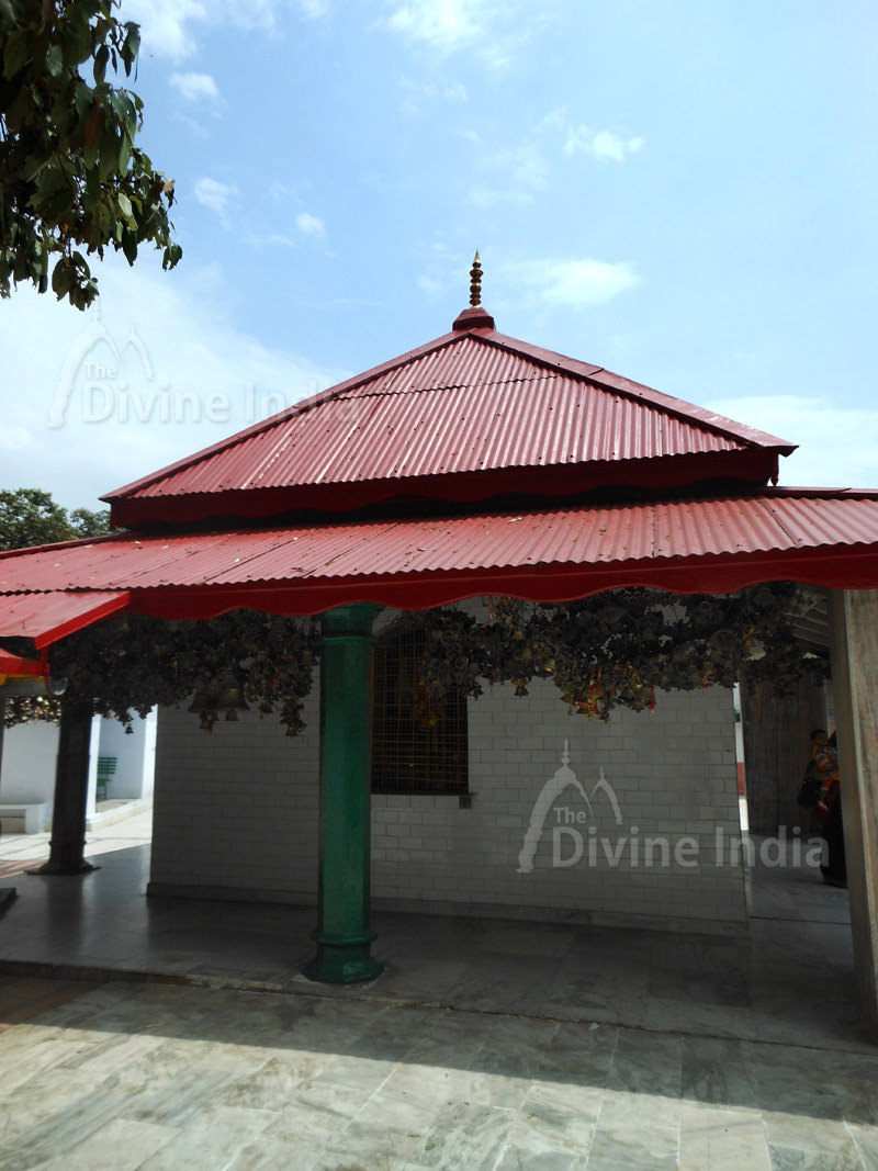 Backside view of Jhula Devi Temple