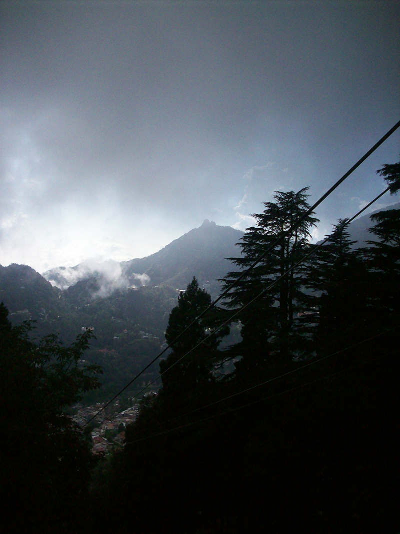Beautiful view of Natural Sceen at Nainital