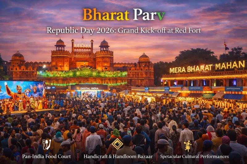 गणतंत्र दिवस 2026: लाल किले पर 'भारत पर्व' का भव्य आगाज; 'वंदे मातरम' की धुन पर थिरकेगा कर्तव्य पथ, जानें परेड के मुख्य आकर्षण