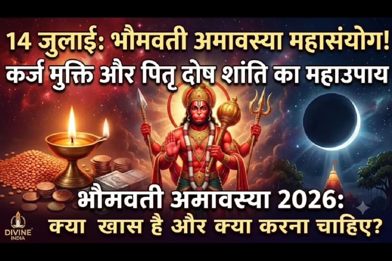 भौमवती अमावस्या 2026: 14 जुलाई को है महासंयोग 'भौमवती अमावस्या', कर्ज मुक्ति और पितृ दोष से राहत के लिए करें ये काम