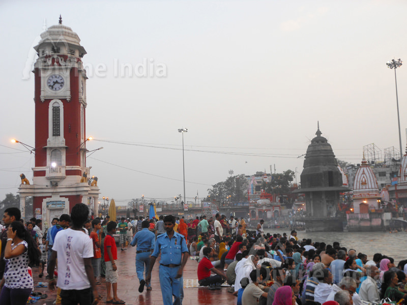 Raja Birla Tower Har Ki Pauri Ghat Ganga temple at haridwar