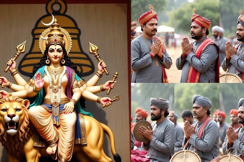 Chaitra Navratri 2026 Day 3: Conquer Fear with Maa Chandraghanta; Discover the Spiritual Significance of the Color 'Grey'