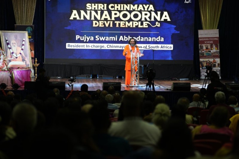 Grand Prana Pratishtha of Shri Chinmaya Annapoorna Devi Temple in South Africa