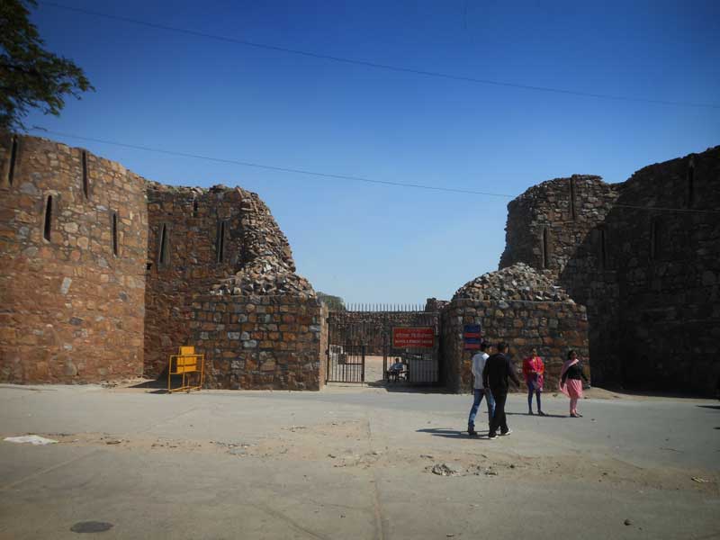 Entrance Gate of Feroz Shah Kotla Fort