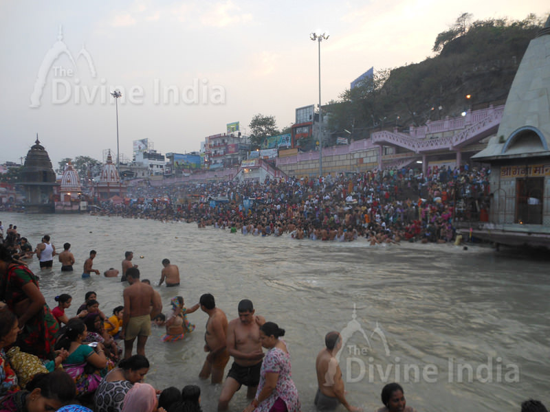 The Ganga River Har ki Pauri- Haridwar