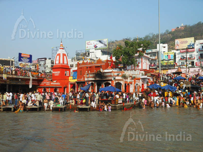 The Ganga Temple at Haridwar