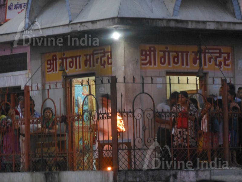 The Ganga temple haridwar evening arati