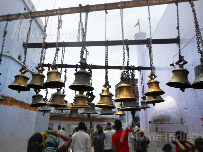 Handing Bells at Bateshwar Temple