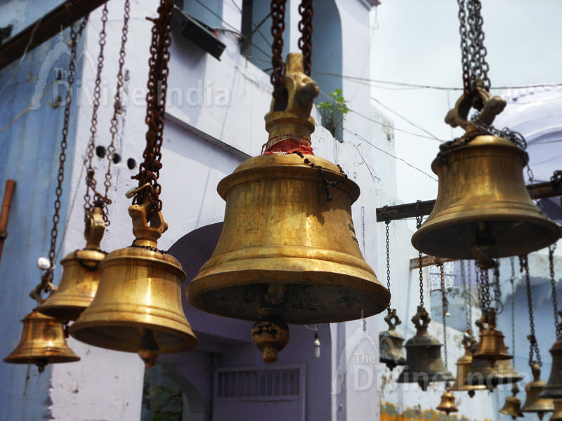 Handing Bells at Bateshwar Temple