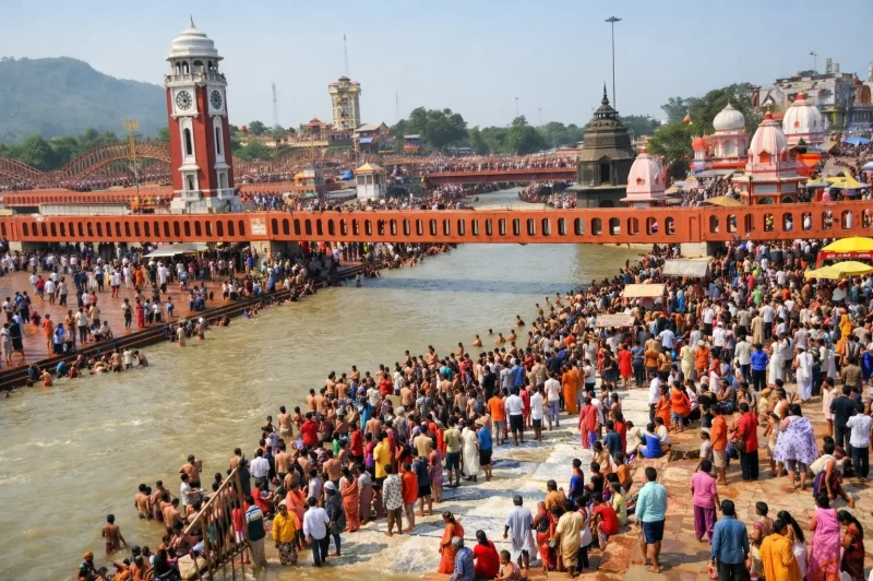 मकर संक्रांति 2026: हरिद्वार और ऋषिकेश में उमड़ा आस्था का सैलाब; 'ग्रीन मेला' और सुरक्षा पर विशेष जोर