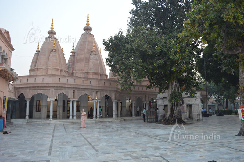 Inside view of devi temple complex