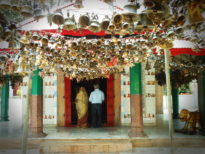 Inside View of Jhula Devi Temple