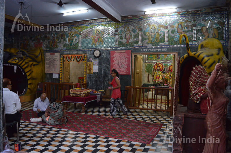 Prayer hall for shri ram darbar and shri radha  ballabh at Shri Laxmi Narayan baikunth dham Mandir