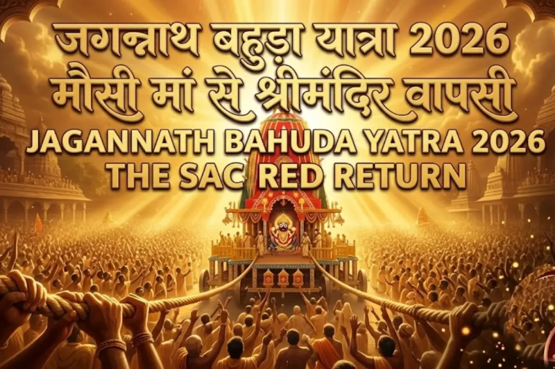 जगन्नाथ बाहुड़ा यात्रा 2026: क्या है जगन्नाथ जी की बहुड़ा यात्रा? जानिए मौसी के घर से वापसी की तारीख, महत्वपूर्ण और पौराणिक मान्यताएँ