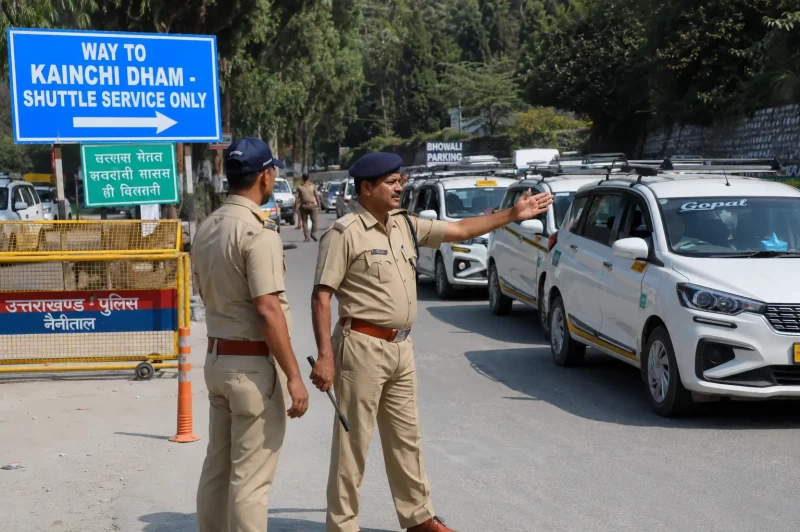 KAINCHI DHAM MELA TRAFFIC ALERT: Complete Ban on Private Vehicles via Bhowali on June 14-15; 460 Shuttle Vehicles Deployed