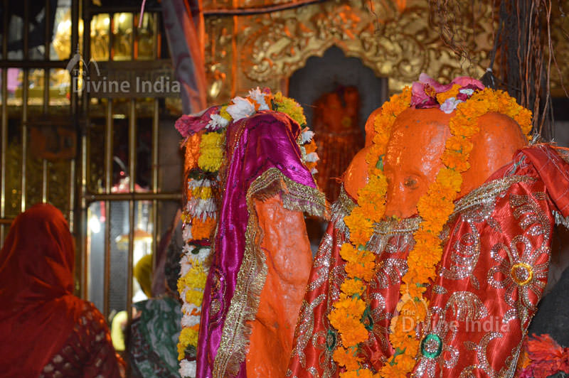 Lord Ganesh Idol at chintpurni temple