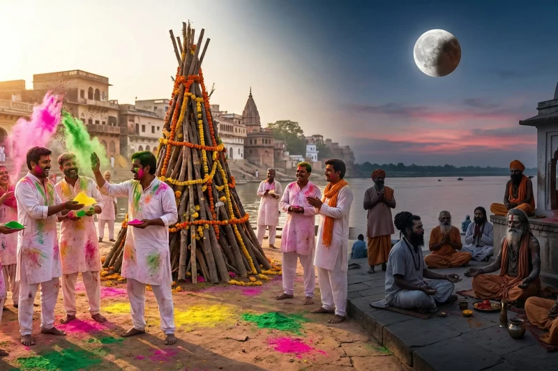 Holi 2026 & Lunar Eclipse: Impact on Holika Dahan, Puja Timings, and Rituals