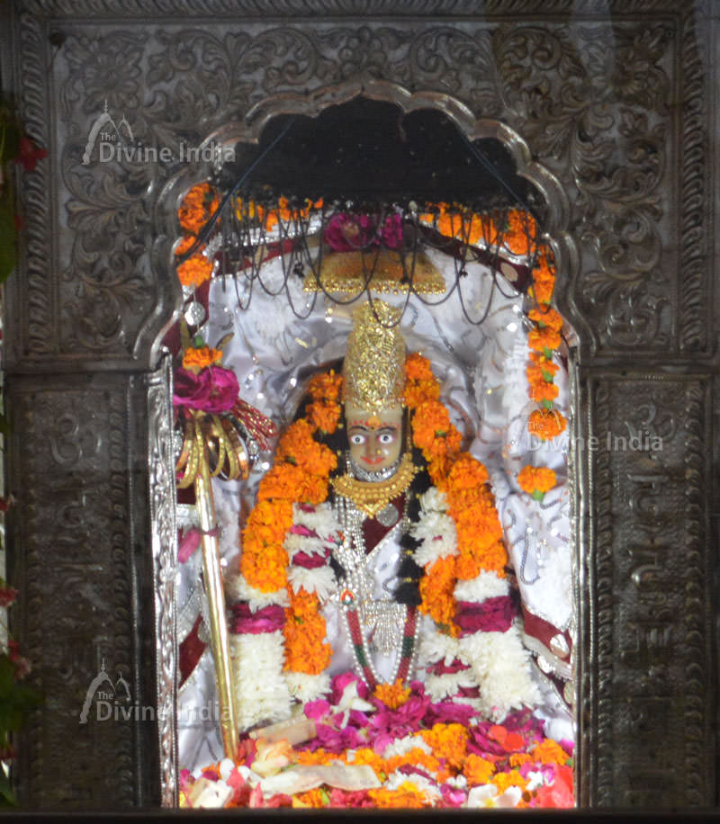 Maa Devi idol at Devi temple