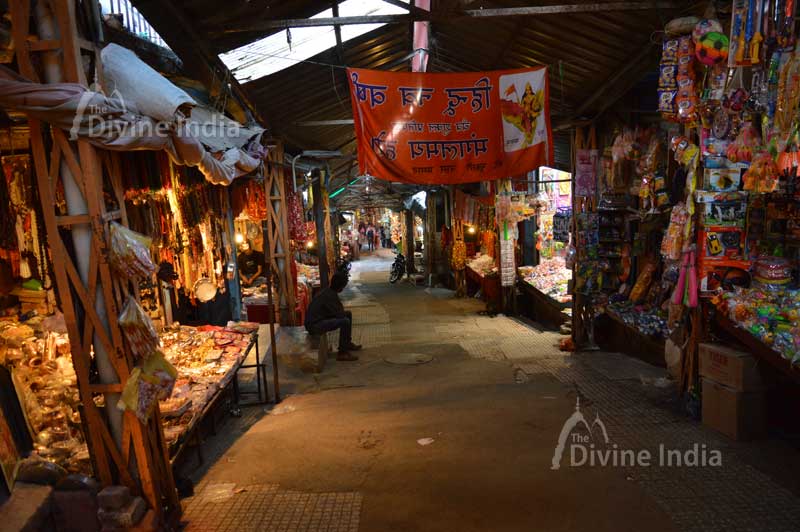 Makret Street at Kangra devi temple
