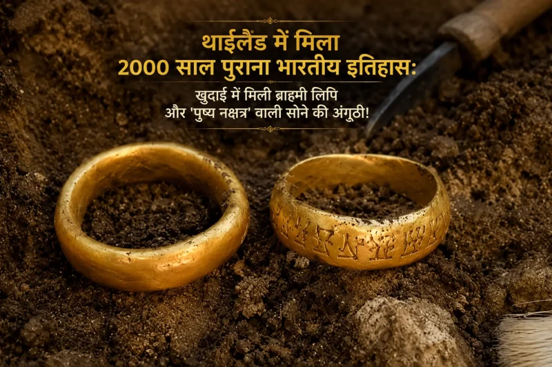 थाईलैंड में मिला 2000 साल पुराना भारतीय इतिहास: खुदाई में मिली ब्राह्मी लिपि और 'पुष्य नक्षत्र' वाली सोने की अंगूठी!