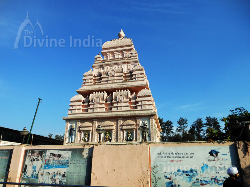 Other side view of shanidham Temple