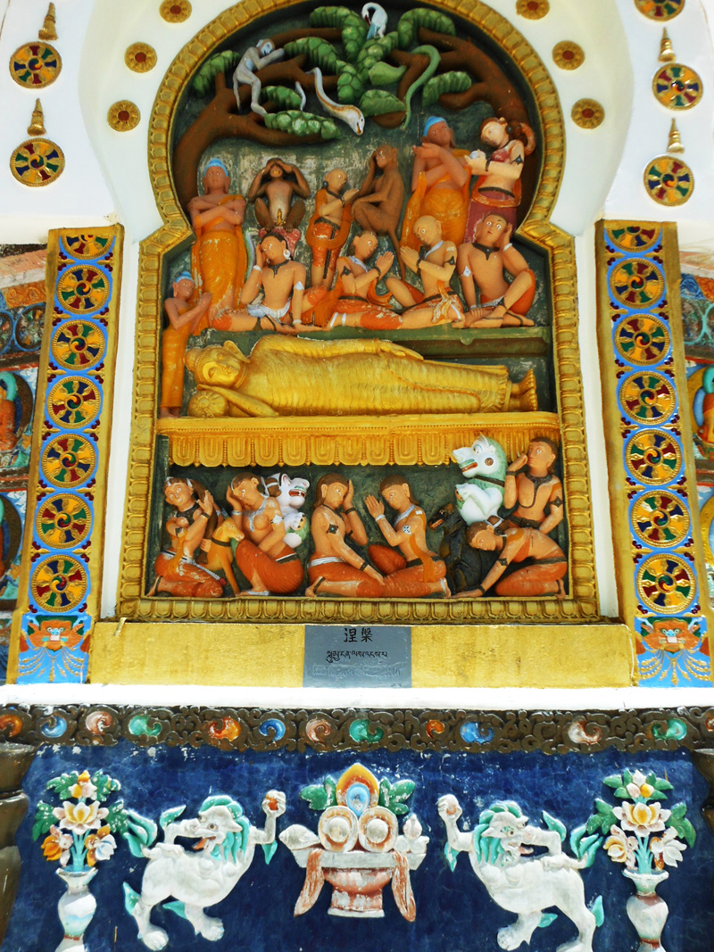 Pariniravana - Shanti Stupa