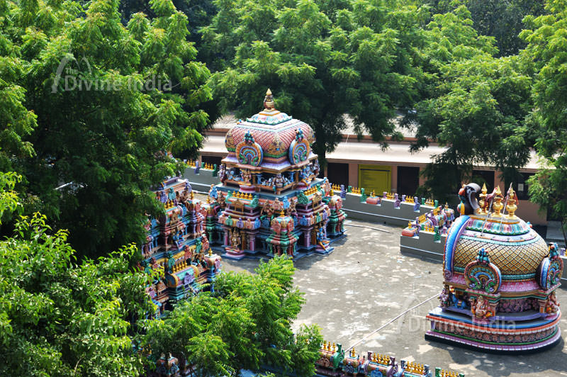 A view of the swaminatha brother, mother and father temple