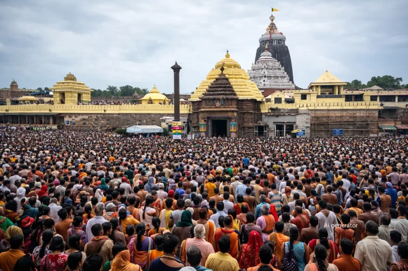 Puri Jagannath Temple: Sea of Faith on Makar Sankranti; Record Number of Devotees Witness the 'Makar Chaurashi Besha'