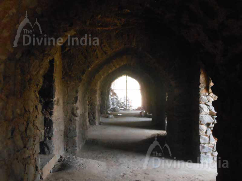 Pyramidal Structure Room Arches in Feroz Shah Kotla Fort