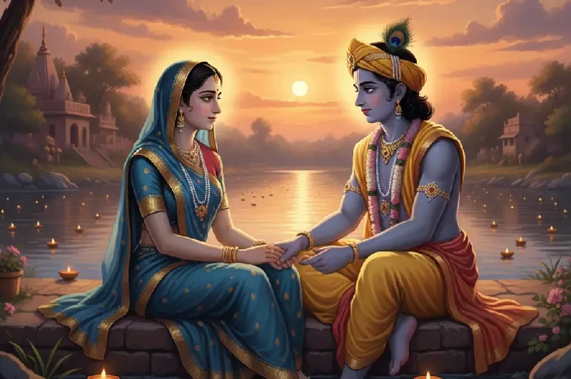 The Final Goodbye: When Krishna Snatched the Right to Cry from Radha; That Heart-Wrenching Night of Separation
