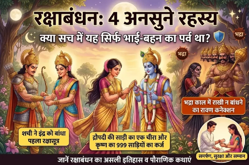 रक्षाबंधन का असली सच: क्या यह सिर्फ भाई-बहन का पर्व था? जानें वो 4 अनसुने रहस्य जो बहुत कम लोग जानते हैं