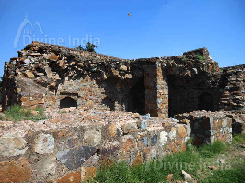 Ruins Palace in Feroz Shah Kotla Fort