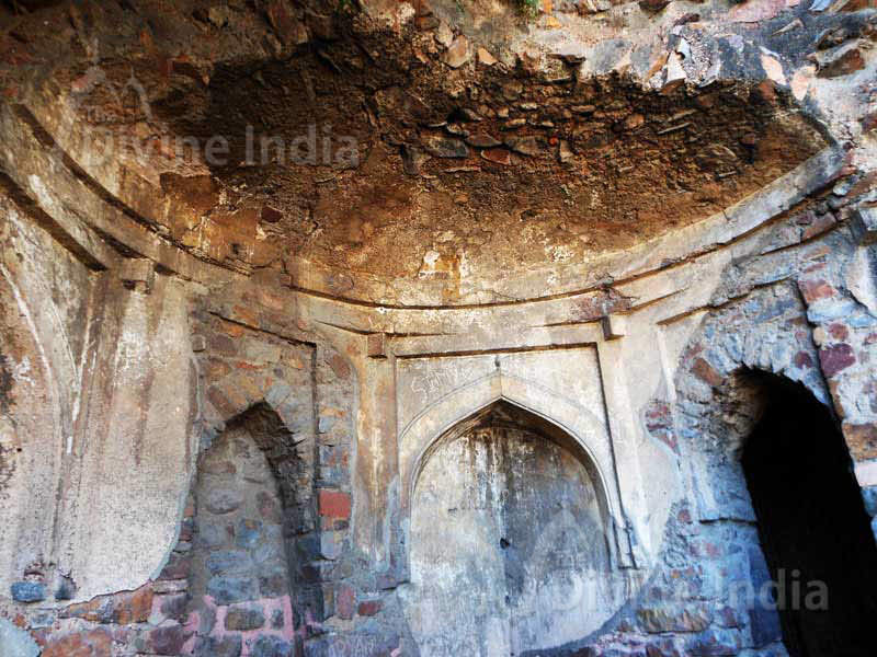 Ruins Palace in Feroz Shah Kotla Fort