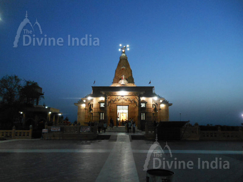 Night view Ichchhapuran Balaji Temple