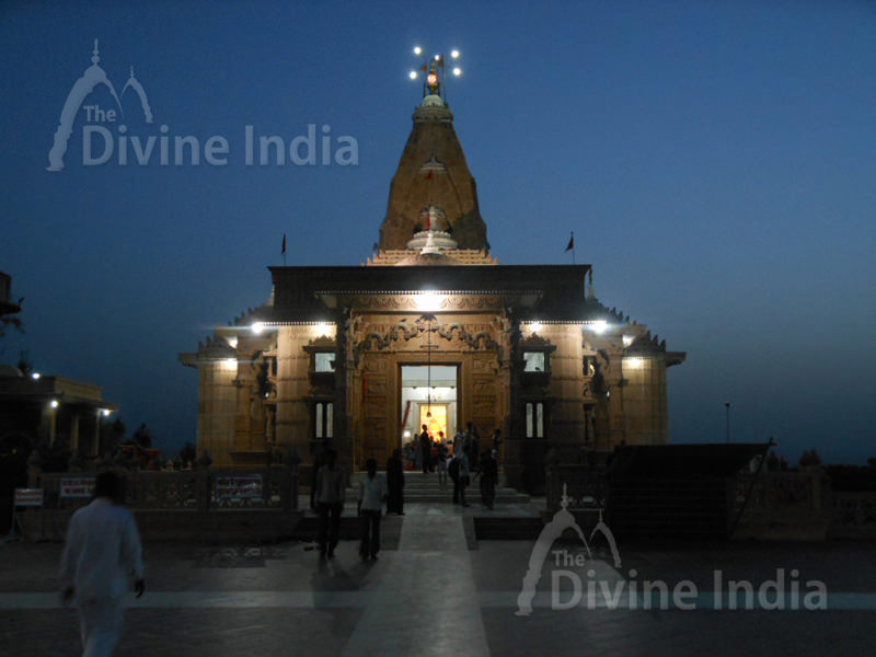 Night view Ichchhapuran Balaji Temple