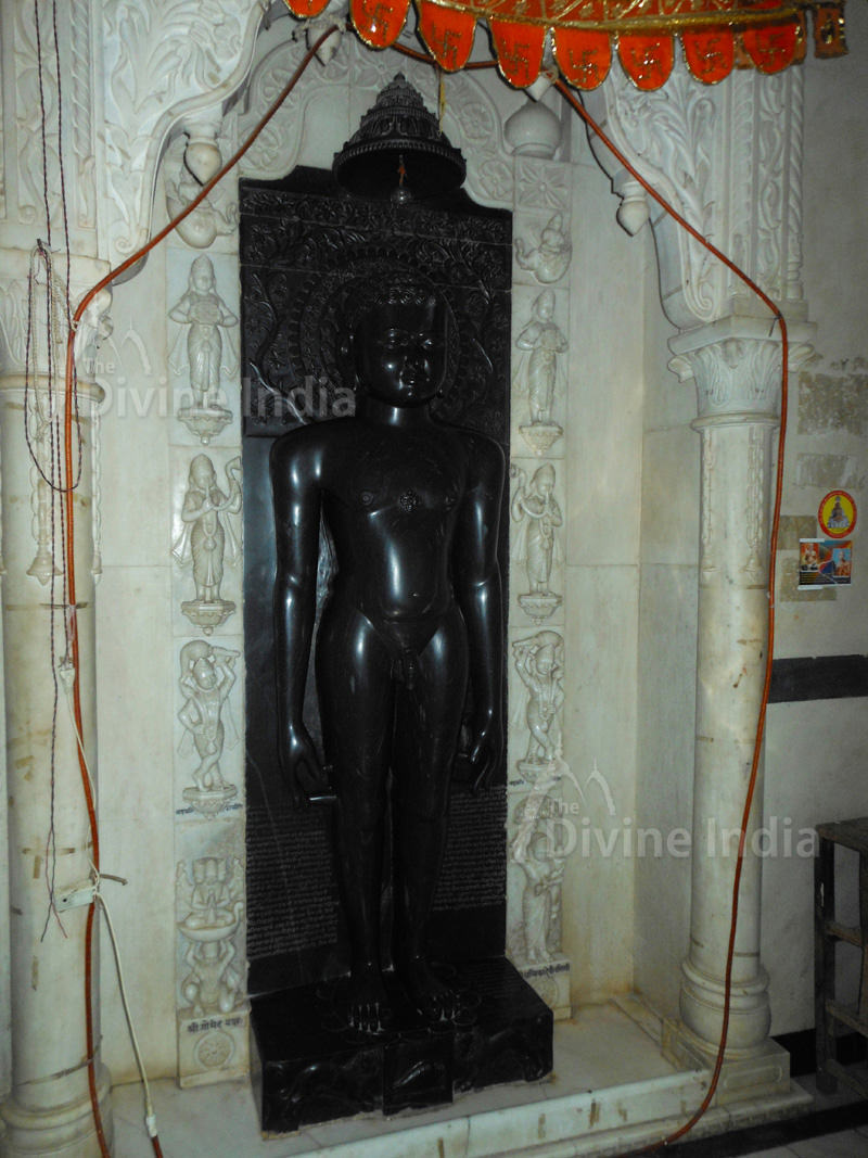 Sculpture of Neminath Swami ji at Baruva Matha Digamber Jain Temple Shouripur
