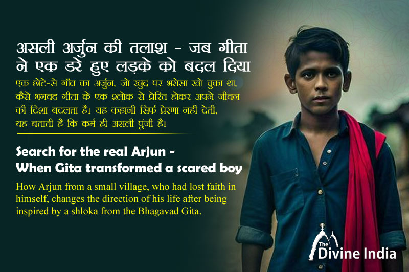 असली अर्जुन की तलाश – जब गीता ने एक डरे हुए लड़के को बदल दिया