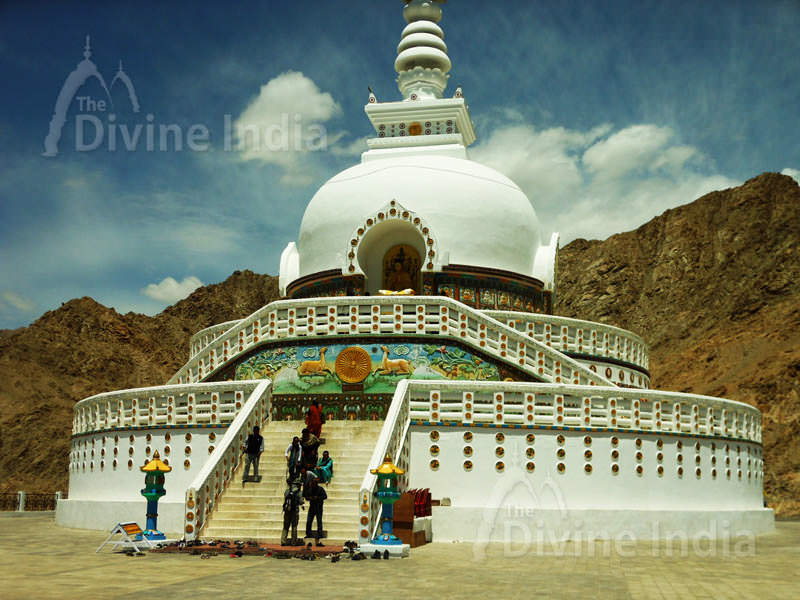 Other View of Shanti Stupa - Buddhist Temples