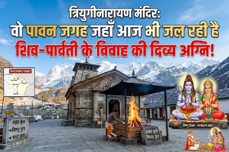 वो पावन जगह जहाँ आज भी जल रही है शिव-पार्वती के विवाह की दिव्य अग्नि!