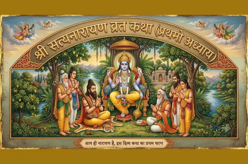 Shri Satyanarayan Vrat Katha - First Chapter
